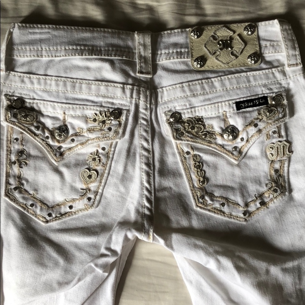 White Miss Me jeans